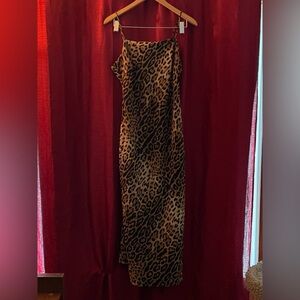 Leopard Print Maxi Dress